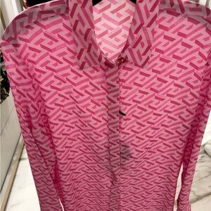 Versace La Greca long sleeve shirt